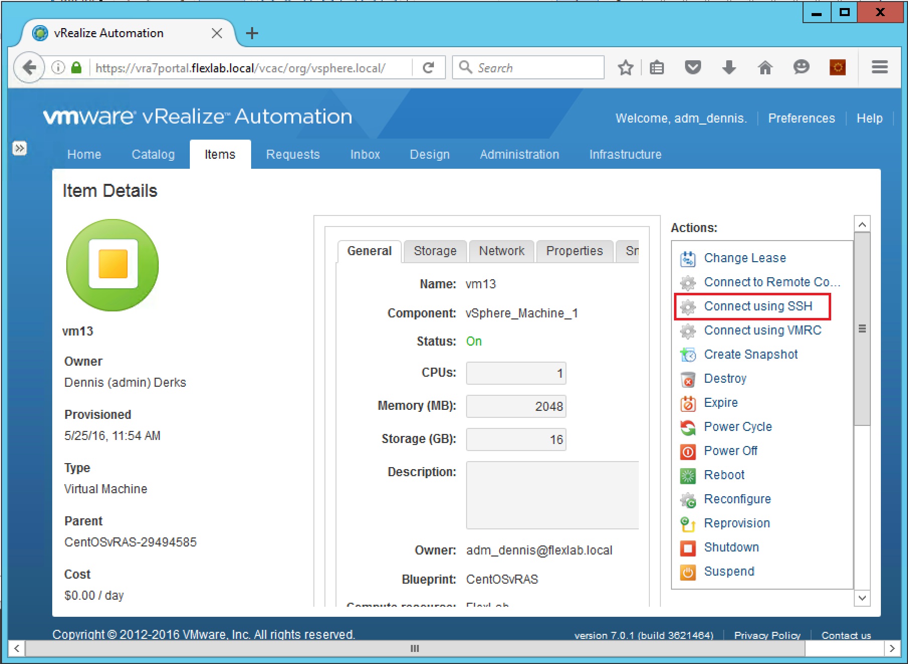 Hero image for: How to configure "Connect using SSH" for Linux virtual machines with vRA 7